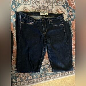 PINK Victoria's Secret Dark Blue Skinny Jeans for Women size 12